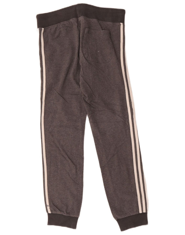 Pantaloni da tuta con grafica Adidas da donna Joggers UK 10 Small Grey Flecked
