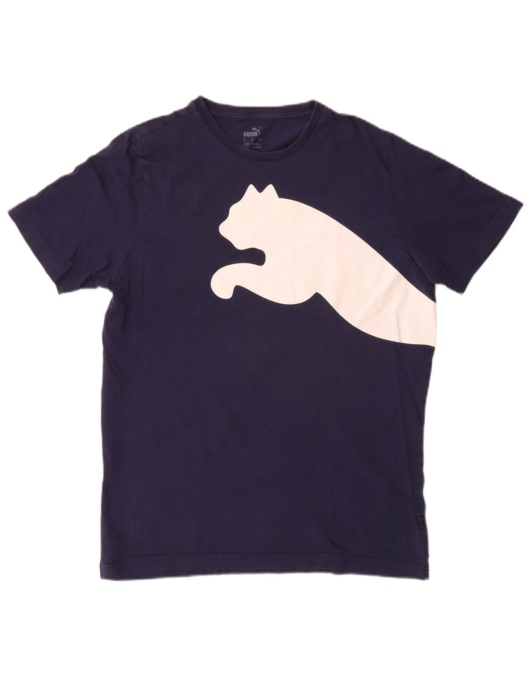 T-shirt grafica da uomo Puma Top medio blu navy