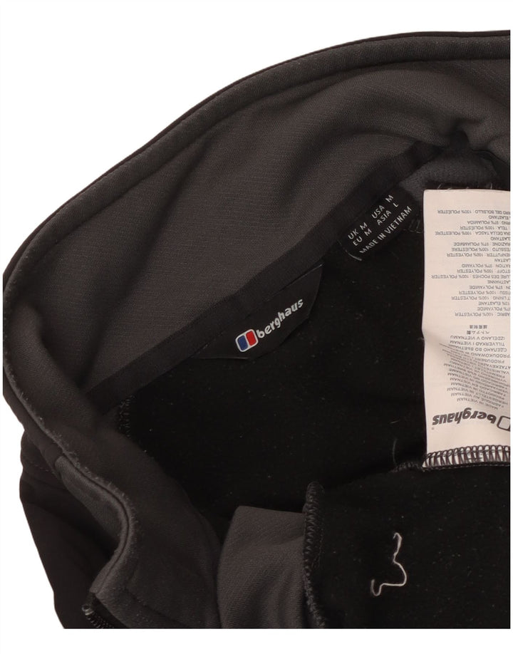 Berghaus Uomo Felpa con Collo con Zip Maglione Medio Nero Colourblock Poliestere