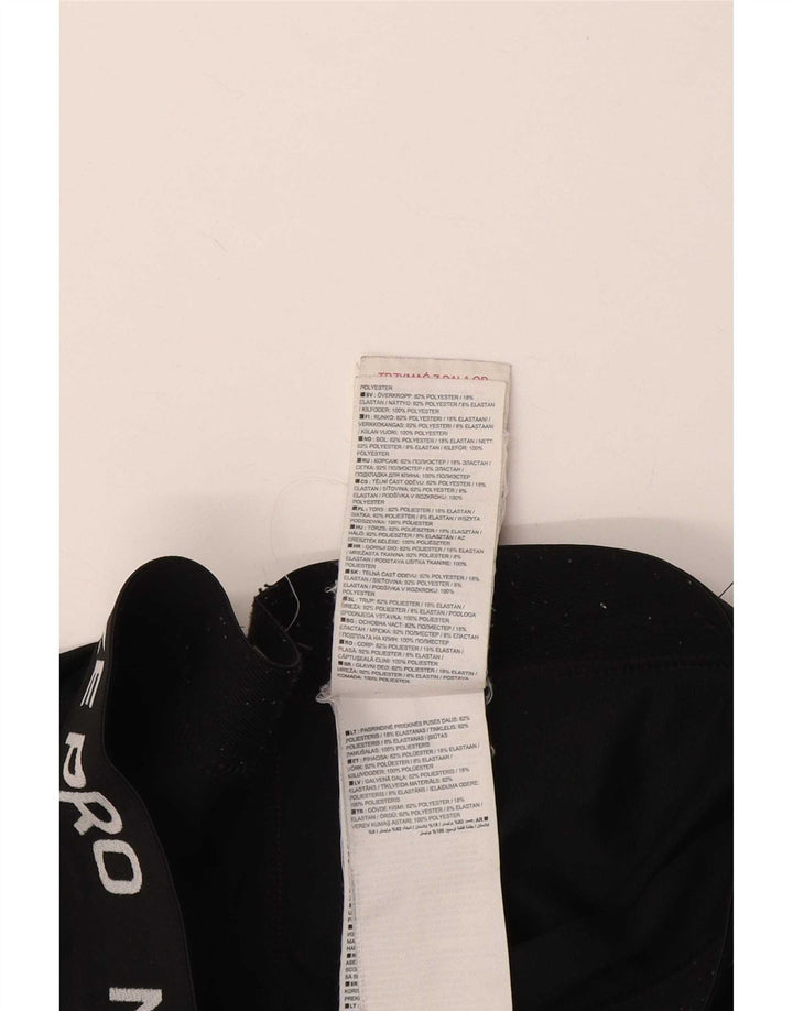 Leggings grafici da donna Nike UK 10 piccoli poliestere nero