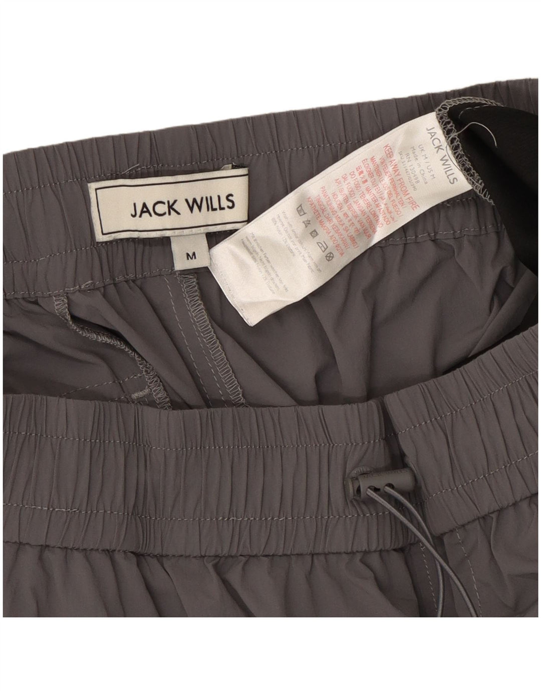 Pantaloni cargo da jogging da donna Jack Wills medi W28 L26 nylon grigio