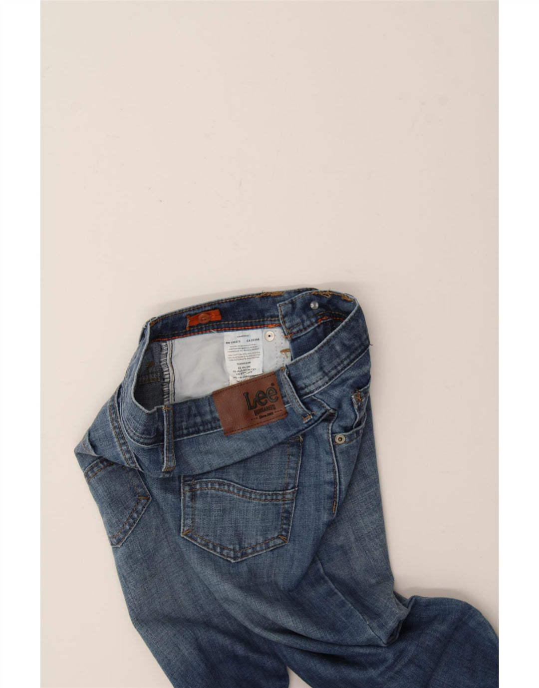 LEE Boys Slim Jeans 9-10 Years W24 L24 Blue Cotton Vintage Lee and Second-Hand Lee from Messina Hembry 