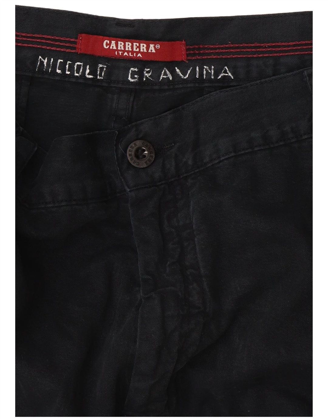 Pantaloni cargo dritti da uomo Carrera W36 L26 Blu Navy