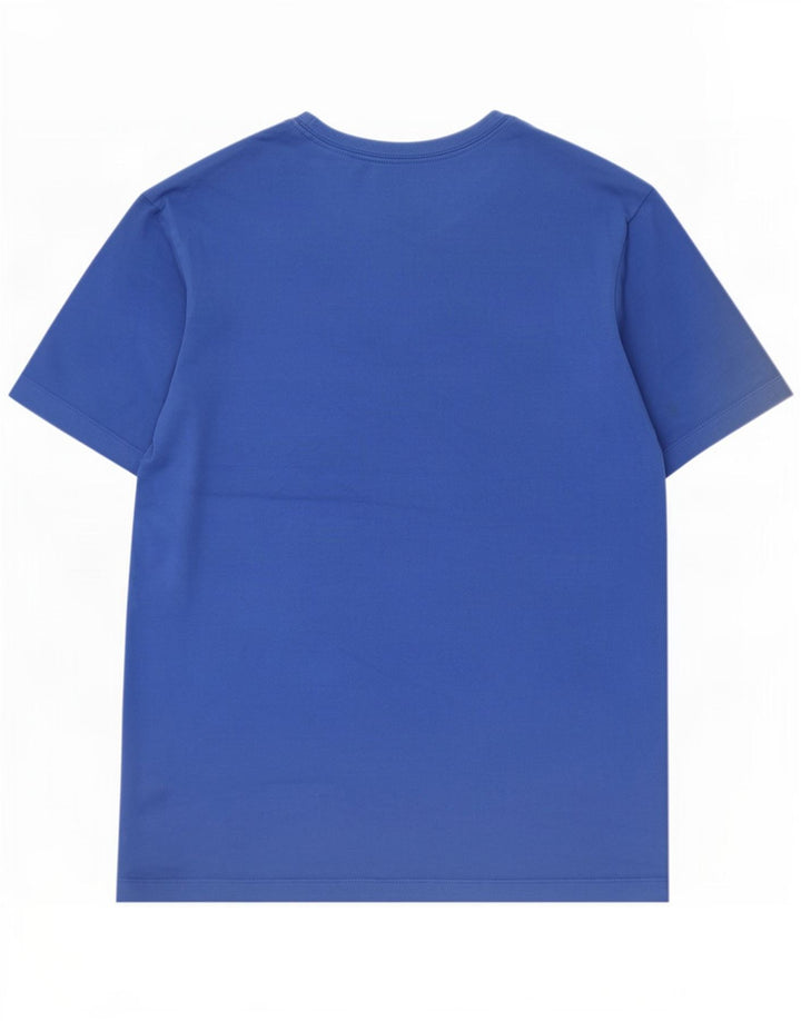 T-shirt Nike Dri Fit da uomo in cotone blu medio