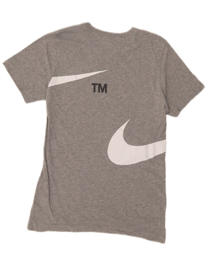 T-shirt grafica da uomo Nike Top XS in cotone grigio