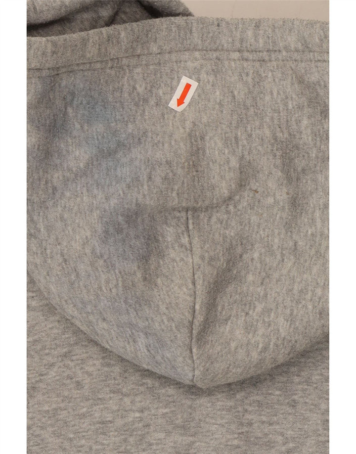 Maglione con cappuccio grafico da uomo CHAMPION XL in cotone chiazzato grigio