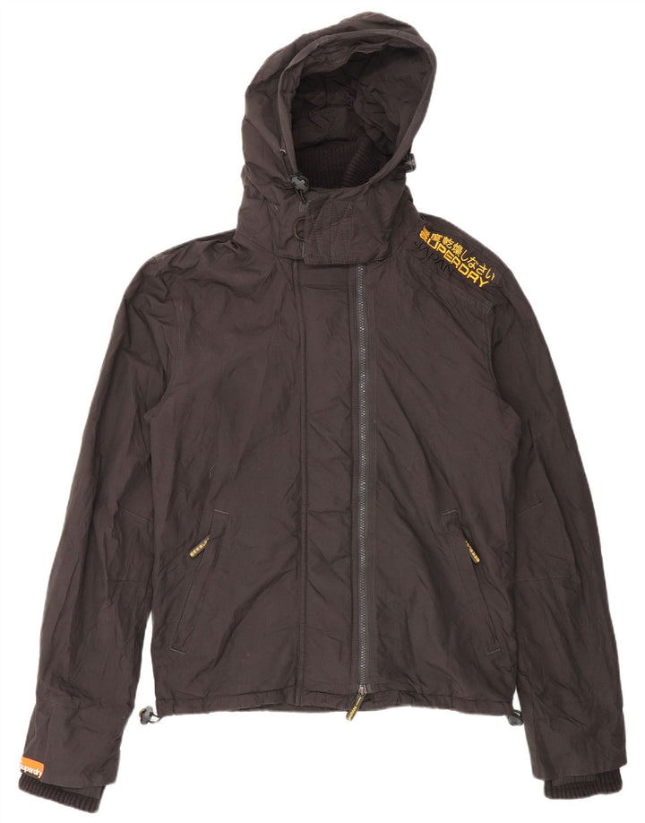 Giacca a vento grafica da uomo Superdry Windcheater UK 36 piccola nera