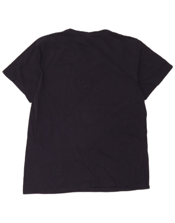 T-shirt da uomo Umbro Top 2XL in cotone blu navy