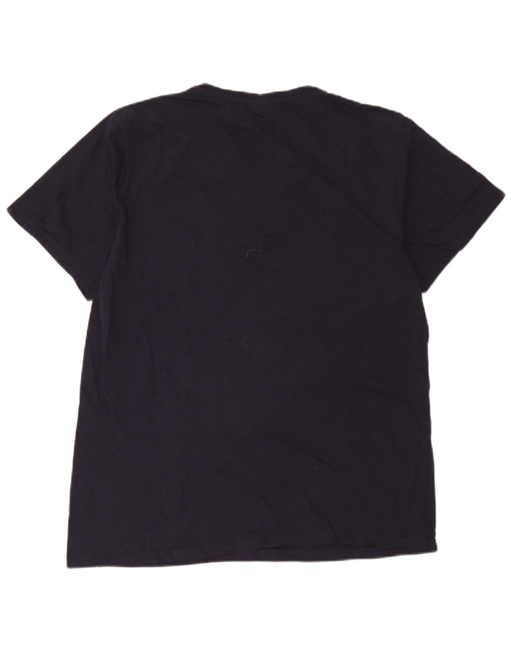 T-shirt da uomo Umbro Top 2XL in cotone blu navy