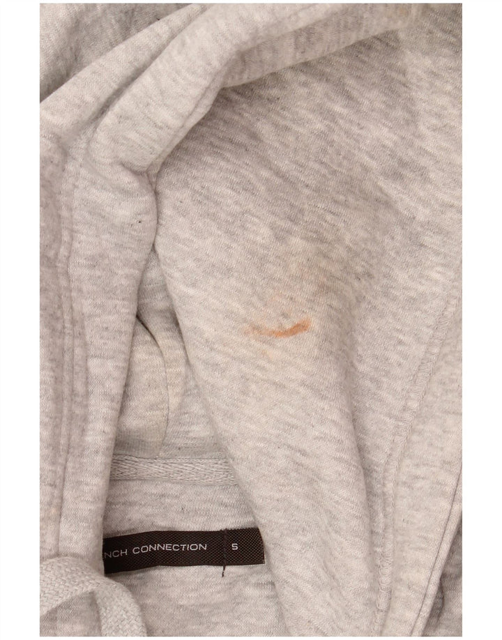 Maglione con cappuccio da uomo French Connection piccolo cotone chiazzato grigio