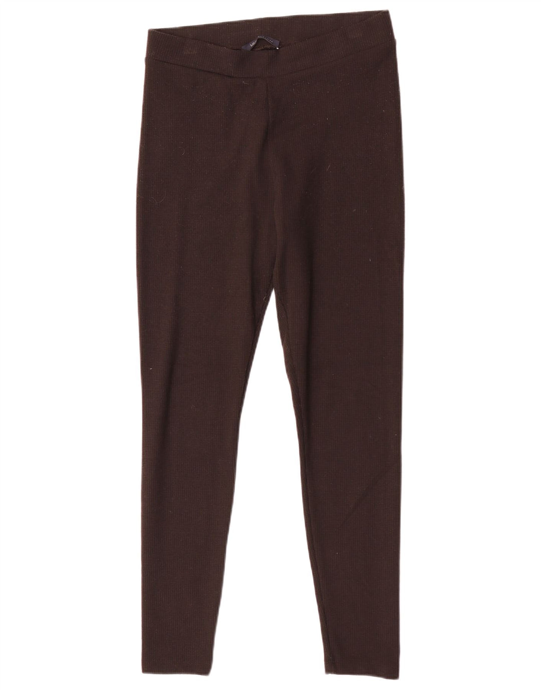 Leggings regolari da donna Marks & Spencer UK 12 Poliestere marrone medio