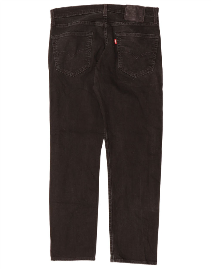 Jeans Levi's Uomo 502 affusolati W33 L29 Cotone Nero