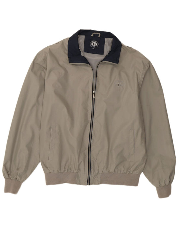 Giubbotto bomber da uomo Nazareno Gabrielli UK 44 2XL Poliestere grigio