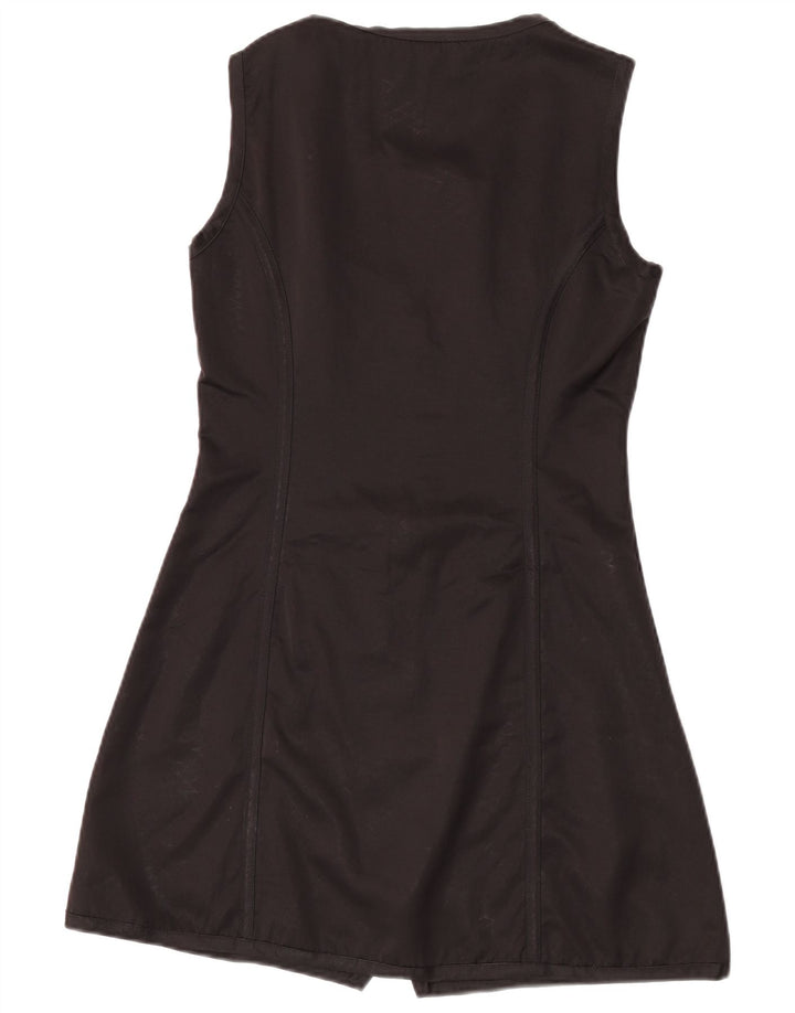 C'EST COMMECA Abito da donna senza maniche a trapezio UK 10 piccolo nero