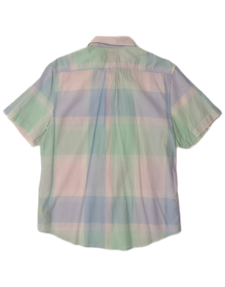 Camicia LEE da uomo a maniche corte vestibilità regolare in cotone a quadri multicolore medio