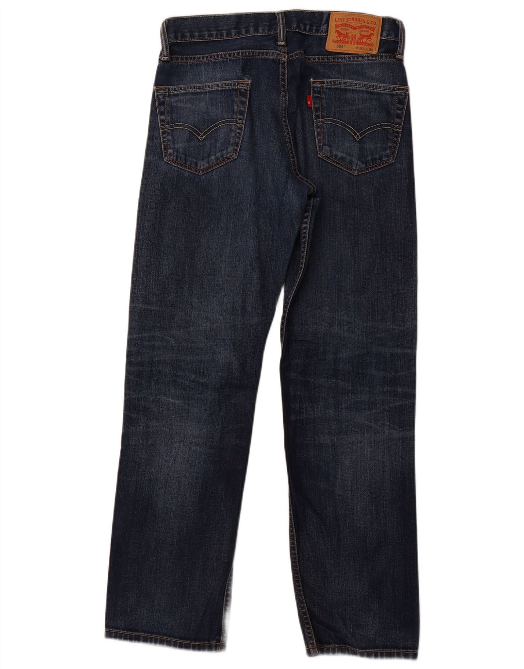 LEVI'S Jeans dritti da uomo 504 W30 L30 cotone blu
