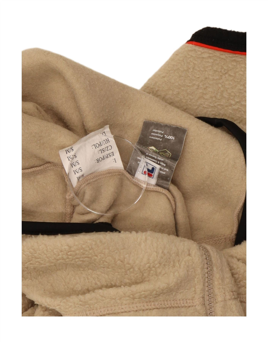 Giacca in pile da uomo Fila UK 36 Small Beige Poliestere