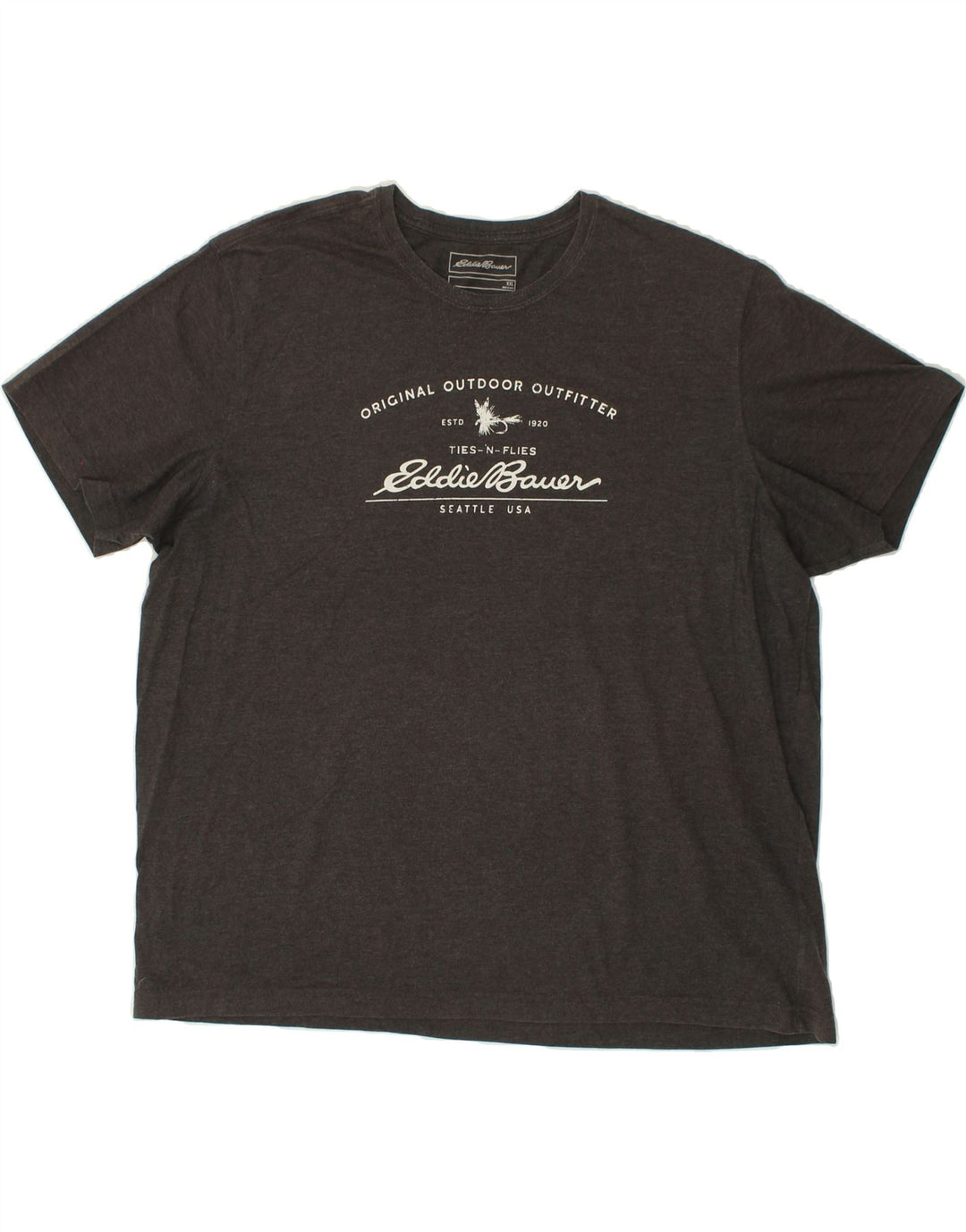 T-shirt grafica da uomo EDDIE BAUER 2XL grigia