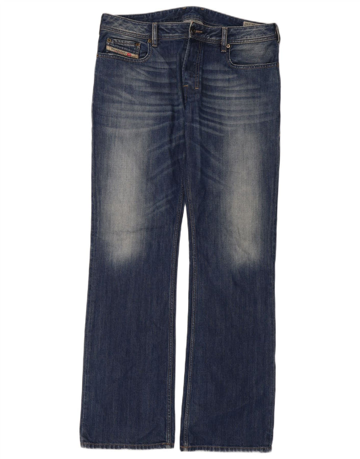 Diesel Jeans Zatiny Regular Bootcut da Uomo W34 L34 Cotone Blu
