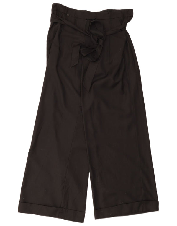 Pantaloni casual con pegged da donna Topshop UK 12 Medium W32 L32 Poliestere nero