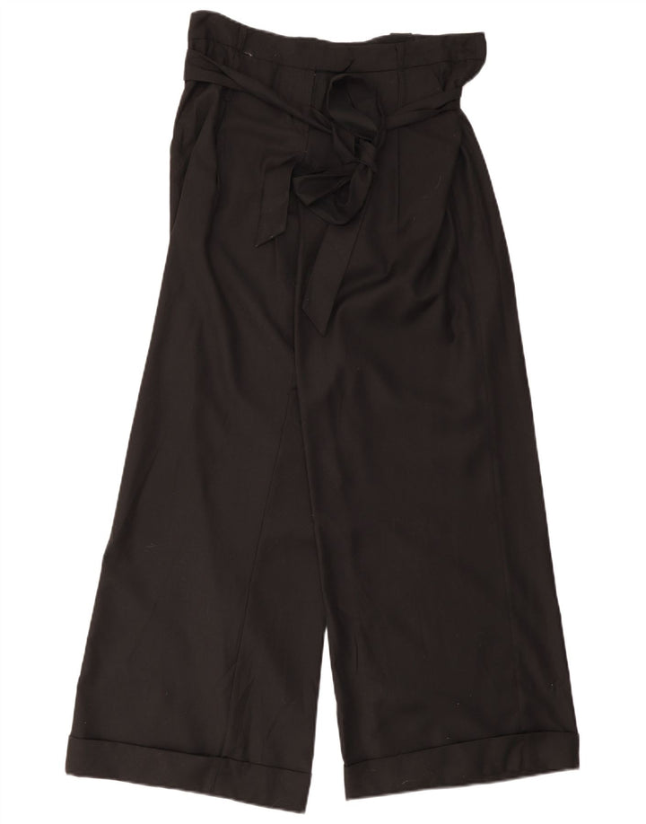 Pantaloni casual con pegged da donna Topshop UK 12 Medium W32 L32 Poliestere nero