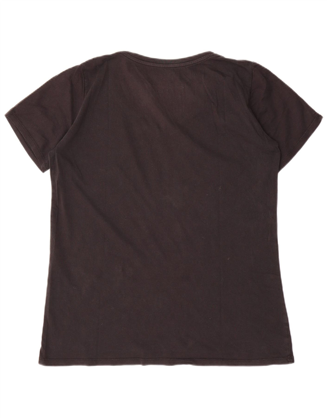 T-shirt grafica da donna con taglio atletico NIKE Top UK 18 XL cotone nero