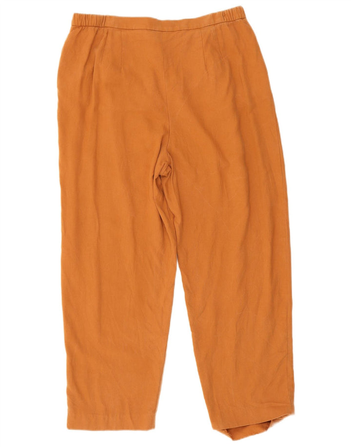 Pantaloni cropped larghi da donna Zara medi W28 L24 marroni