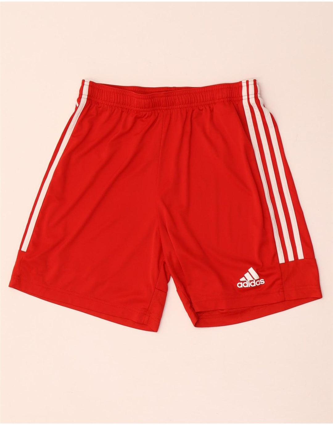 Pantaloncini sportivi Adidas Aeroready da uomo in poliestere rosso medio