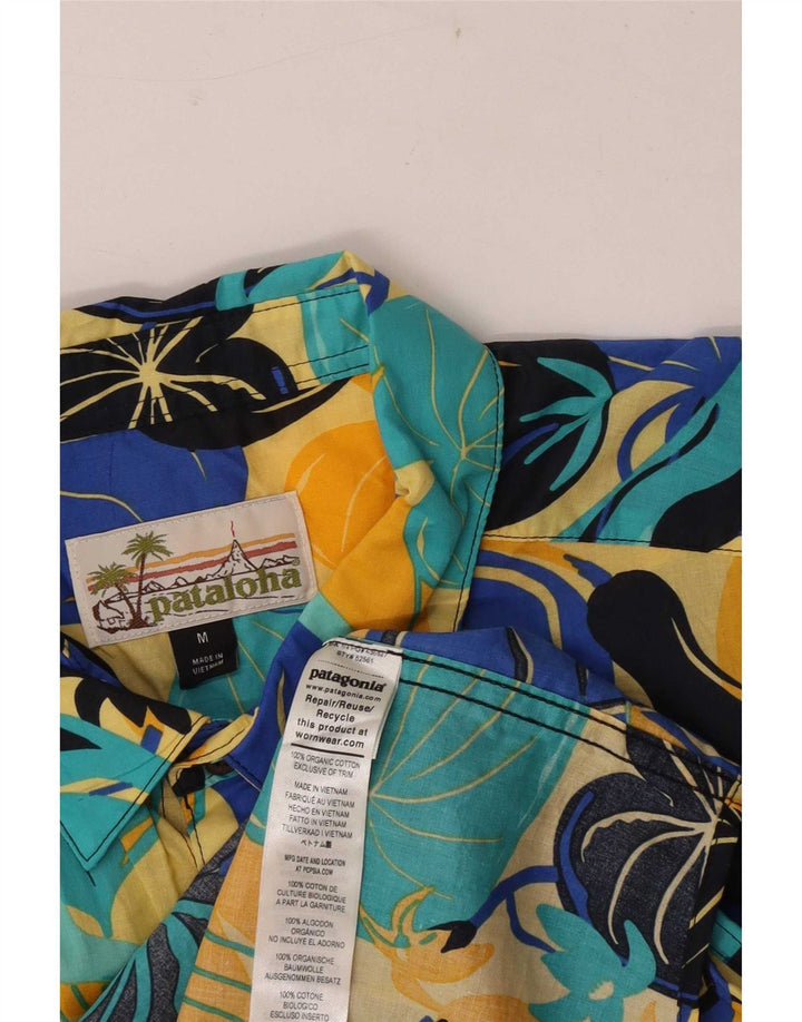 Patagonia Camicia hawaiana a maniche corte da uomo con motivo floreale medio multicolore
