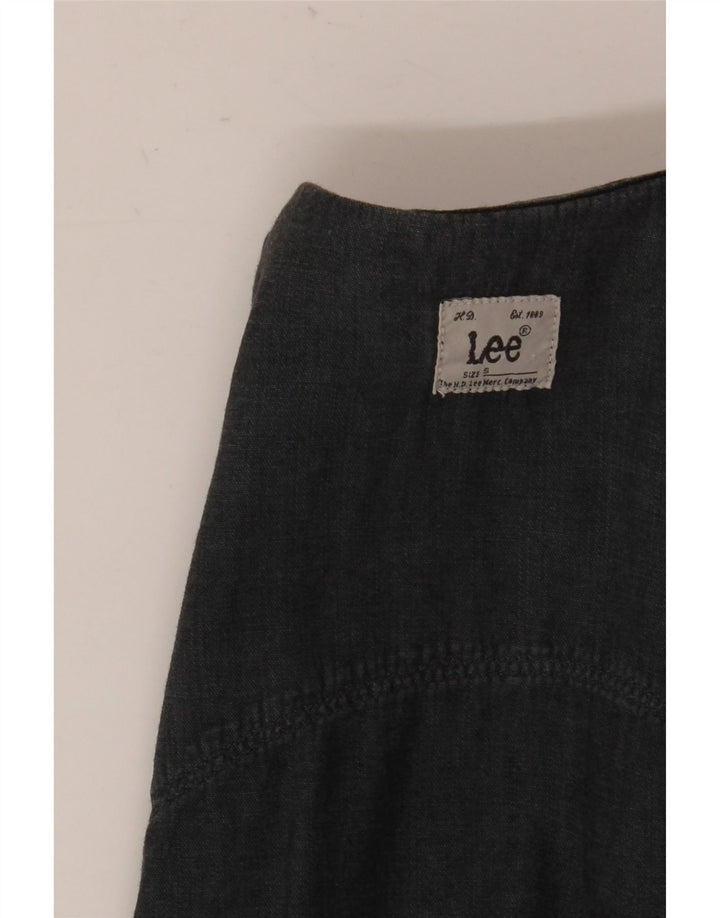 Camicia in denim da donna Lee UK 10 piccola nera
