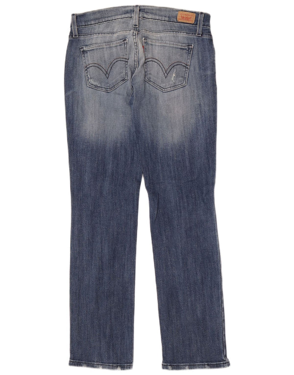Levi's Donna 524 Jeans dritti super bassi US 9 Medio W30 L30 Cotone blu