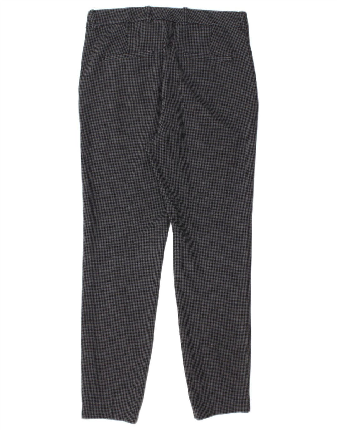 Pantaloni da abito slim da donna Zara EU 40 medi W30 L28 pied de poule grigio