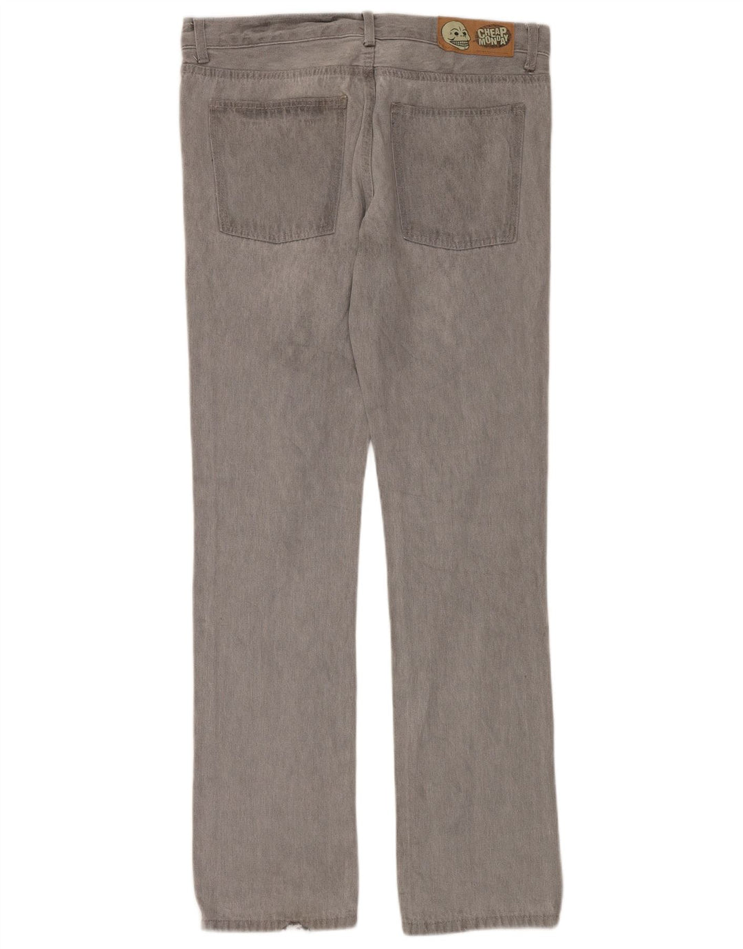 Jeans dritti da uomo economici Monday W33 L34 cotone grigio
