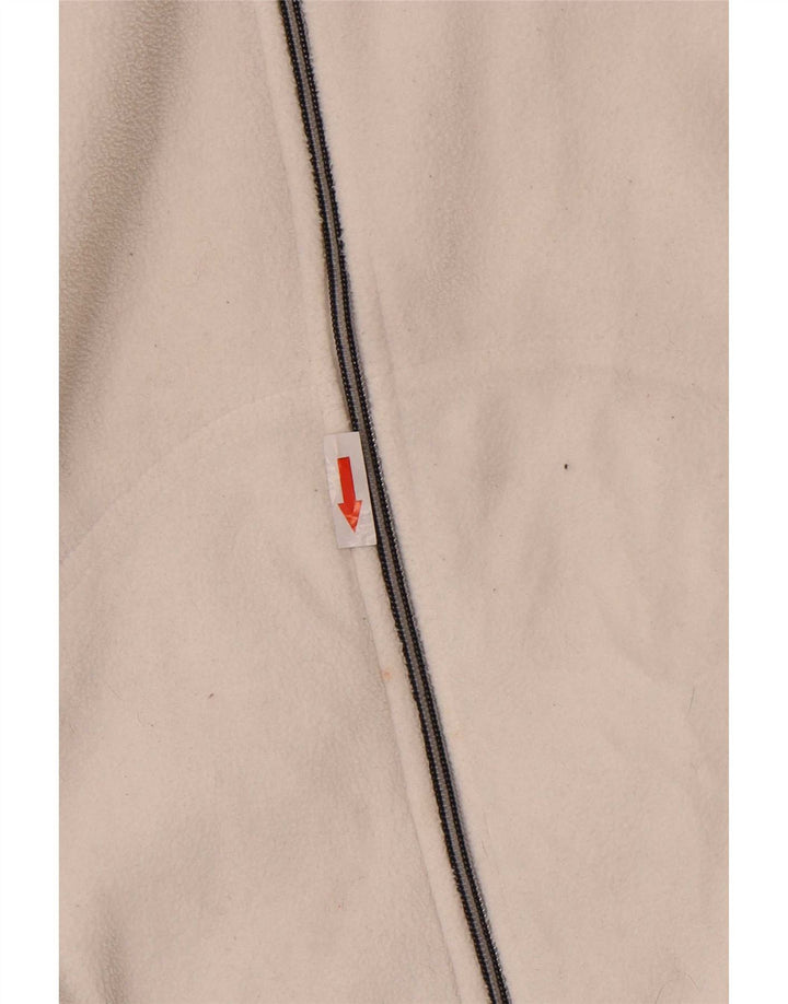 Giacca in pile da donna Lotto UK 14 a righe bianche medie