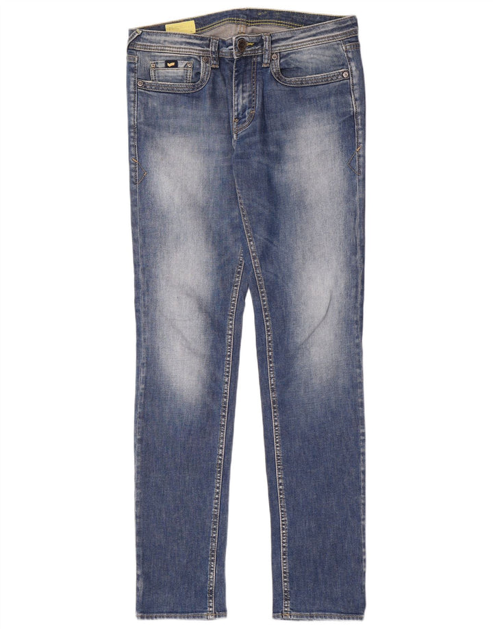 Jeans slim da uomo Gas W33 L34 cotone blu