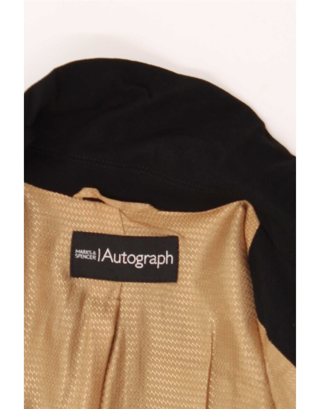 Marks & Spencer Giacca blazer a 2 bottoni Autograph da donna UK 8 Small Nera