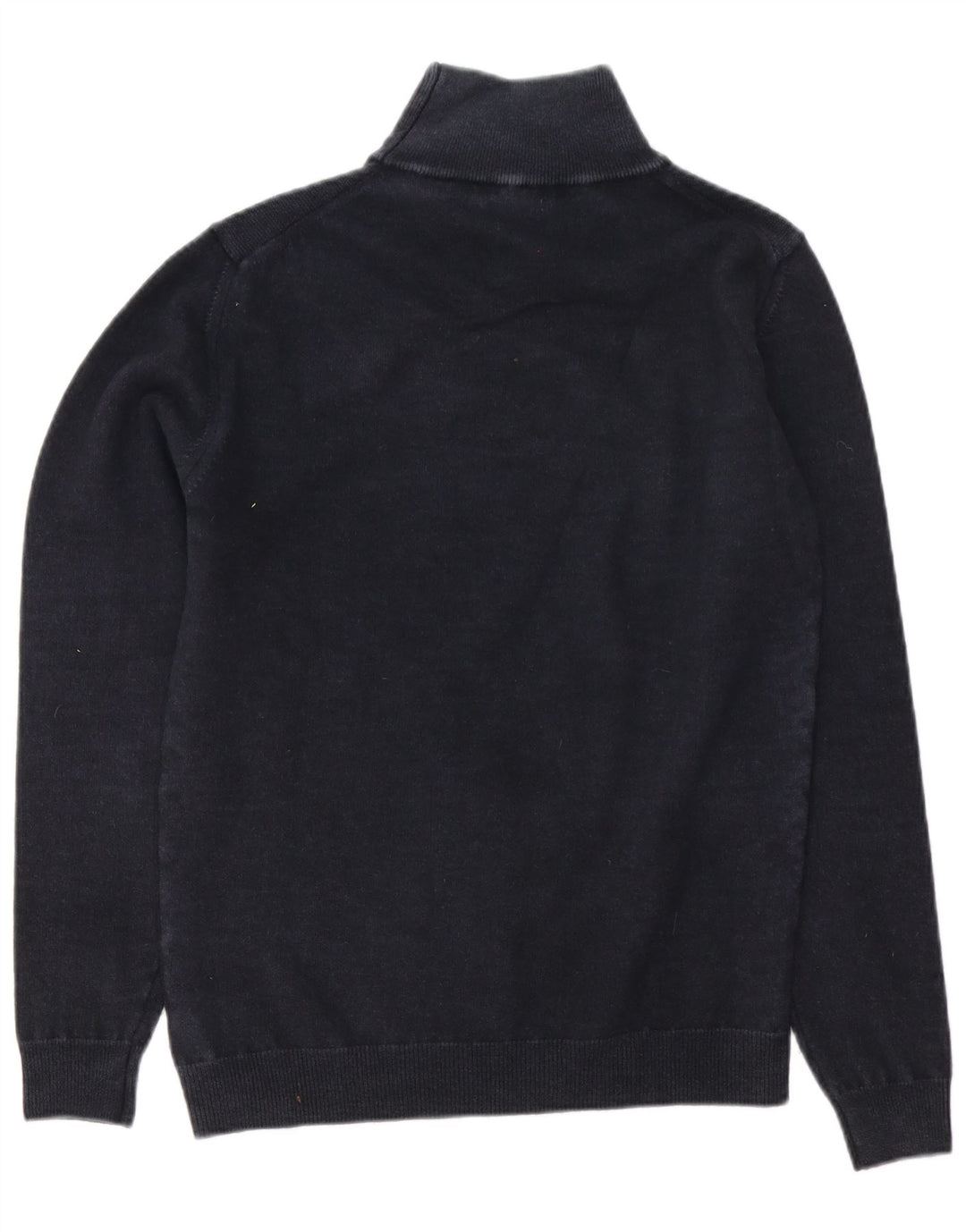Jacob Cohen Maglione da uomo con collo alto e lana media blu navy