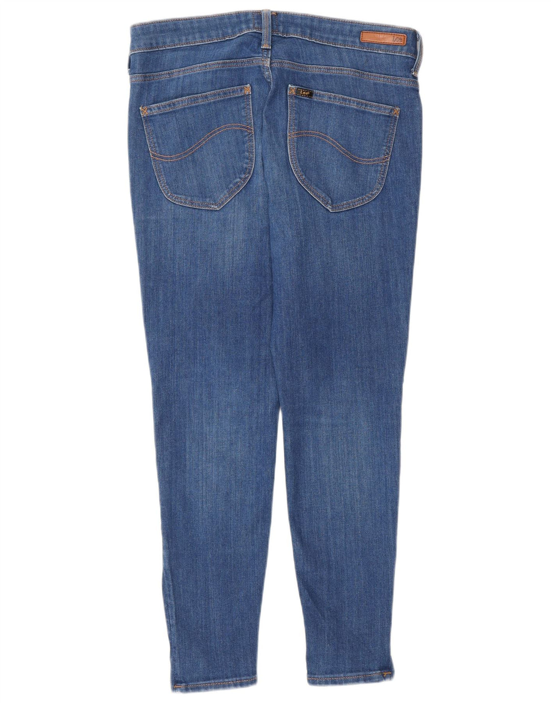 Jeans corti Lee Scarlett da donna W30 L25 cotone blu