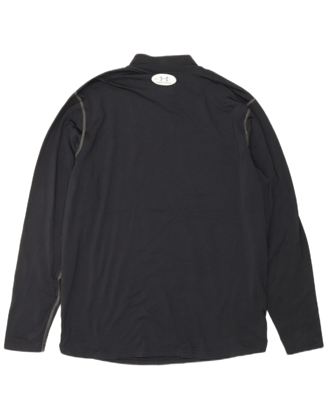 UNDER ARMOUR Maglia Cold Gear da uomo a maniche lunghe grande in poliestere nero