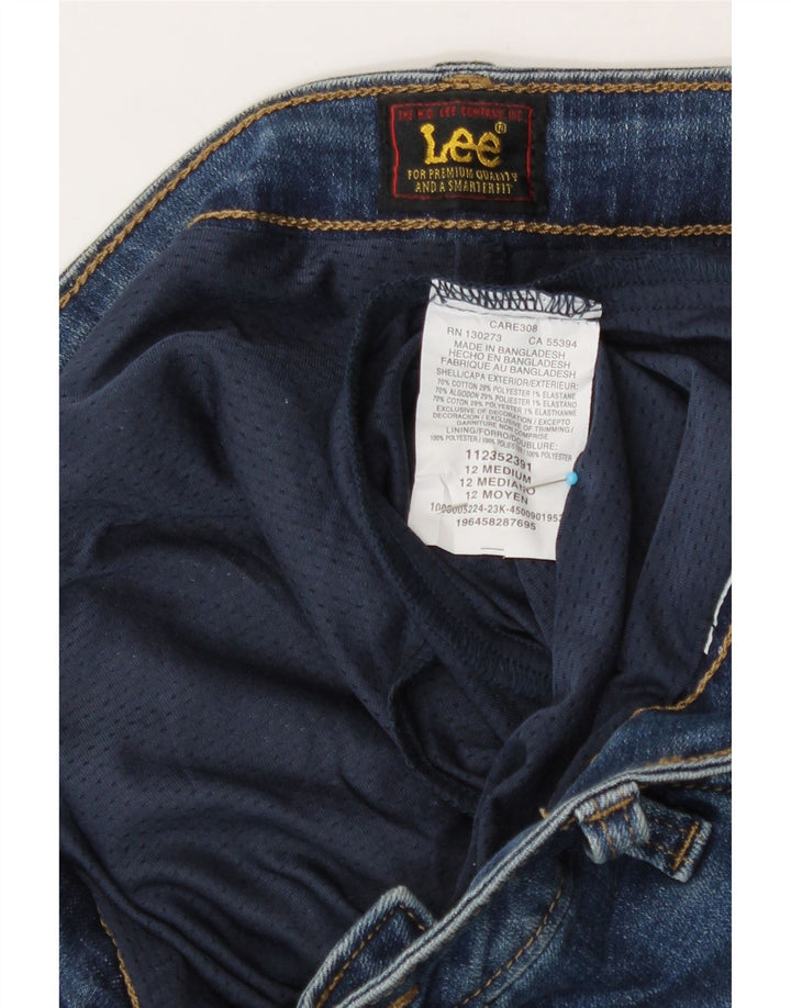 Gonna in denim Skort da donna Lee US 12 Large W32 Blu