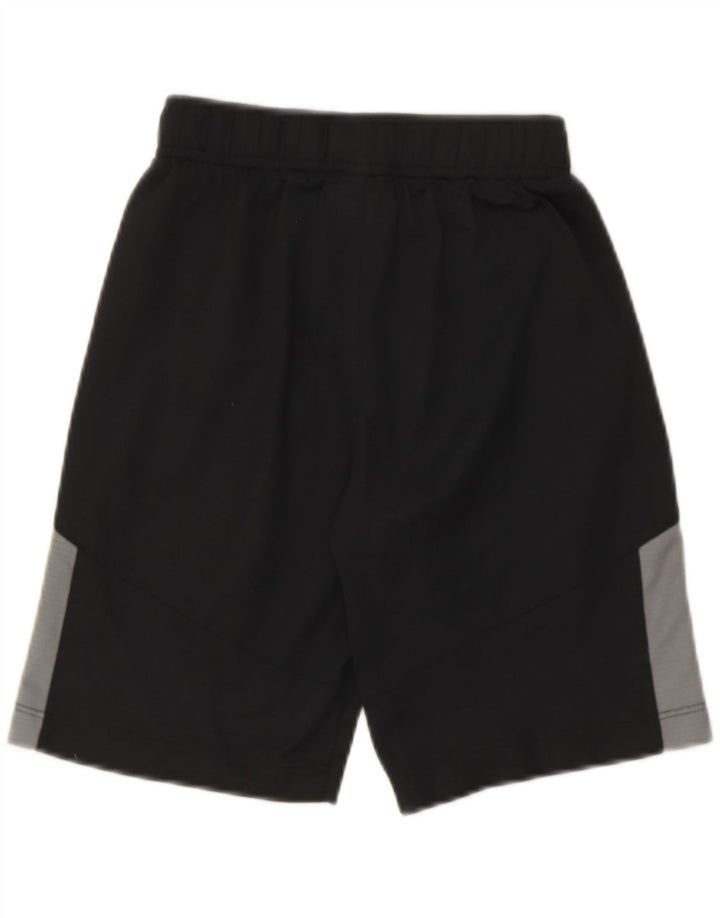 Pantaloncini sportivi Nike da ragazzo Dri Fit 8-9 anni Small Nero Colourblock Poliestere