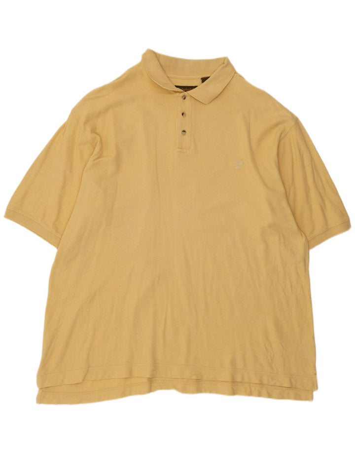 Polo da uomo Weathergear TIMBERLAND 2XL cotone giallo