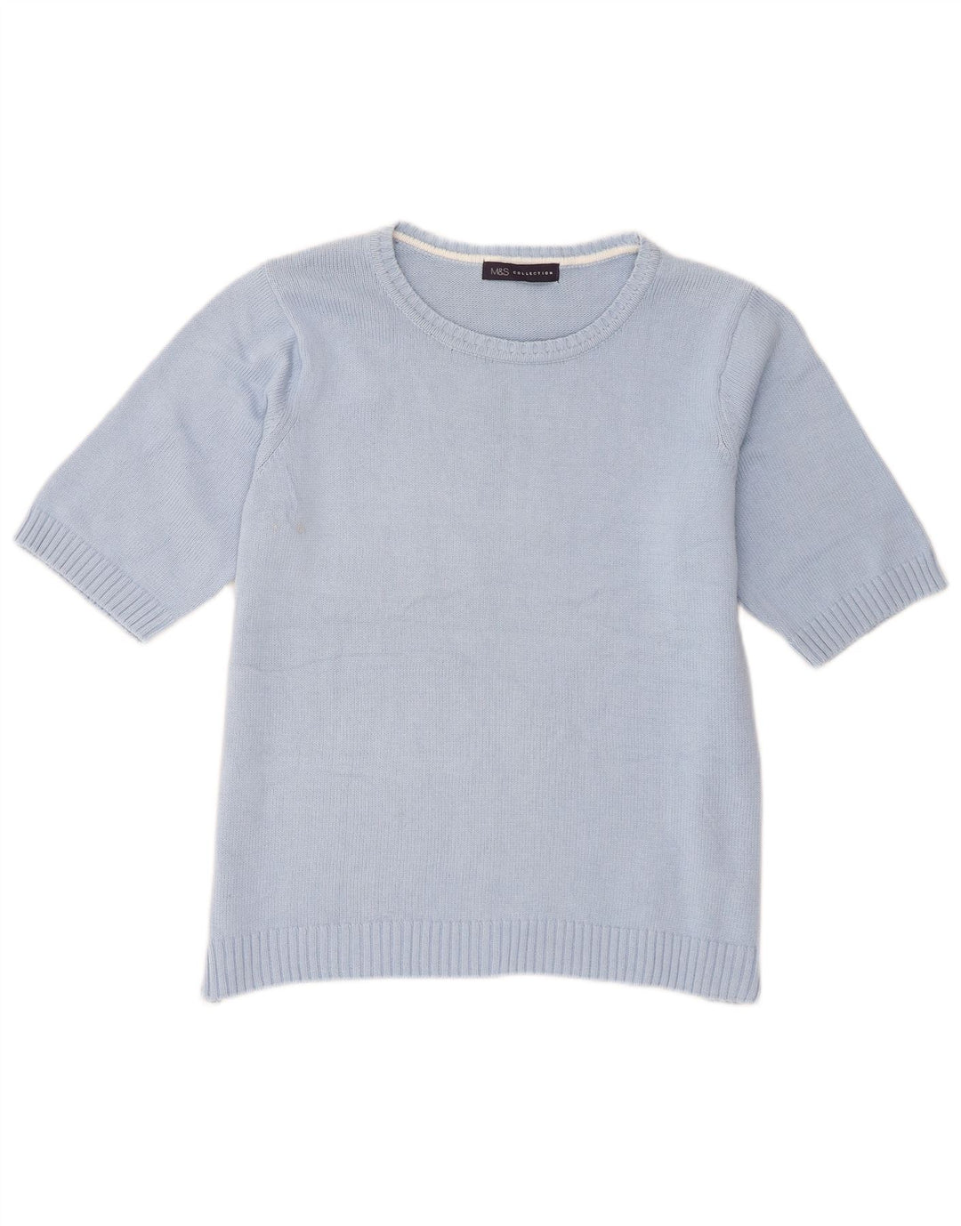 Maglione maglione con scollo a barca da donna Marks & Spencer UK 16 grande blu