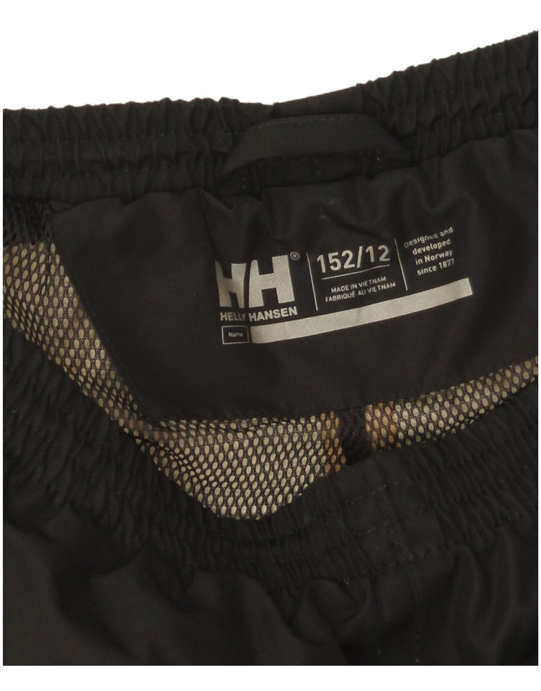 Pantaloni giacca a vento da bambino Helly Hansen 11-12 anni in poliestere nero