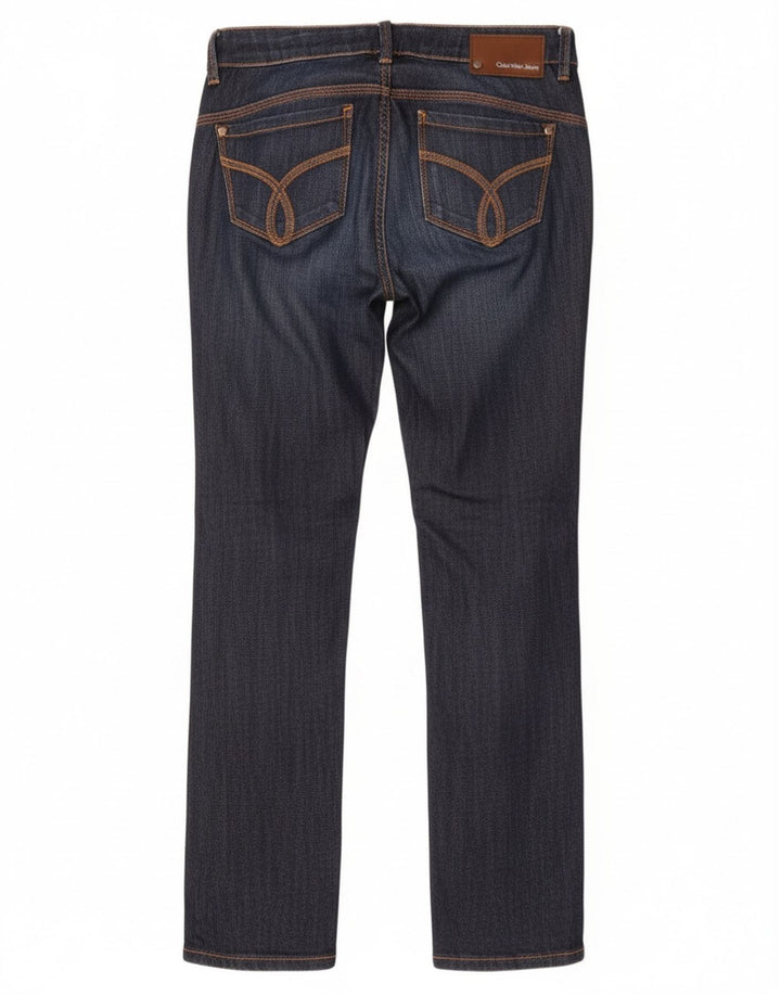 Jeans slim da donna Calvin Klein W30 L33 Blu navy