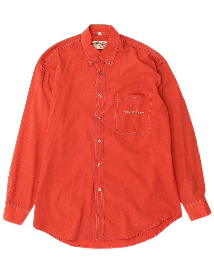 Camicia da uomo vintage taglia 39/40 rossa media