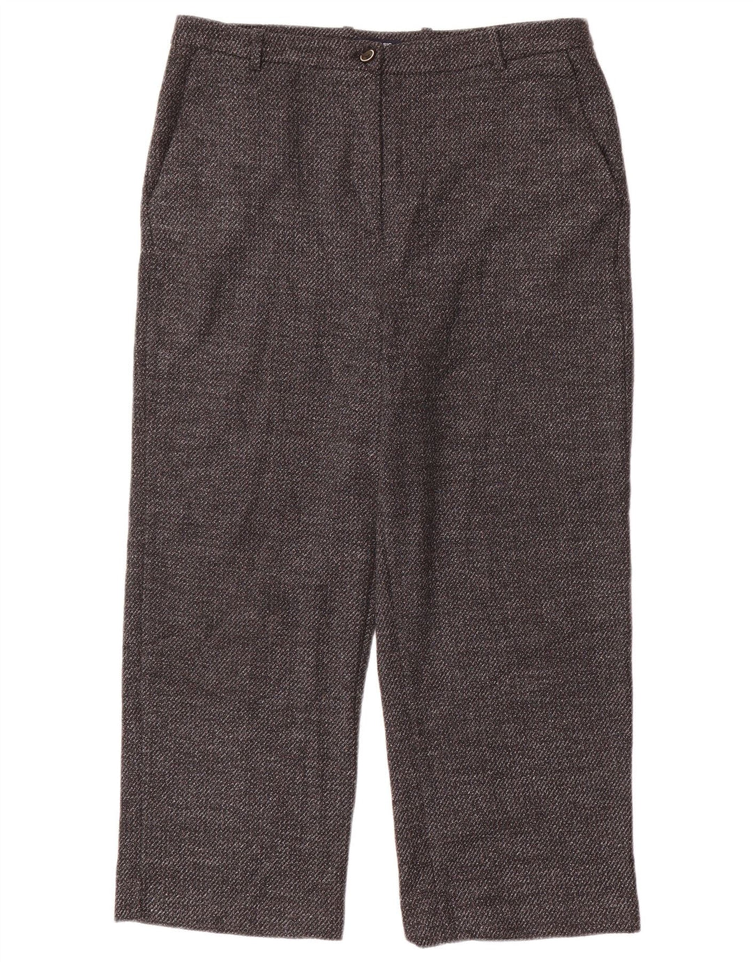 Pantaloni corti vestibilità ampia da donna Zara EU 40 medio W30 L23 poliestere grigio