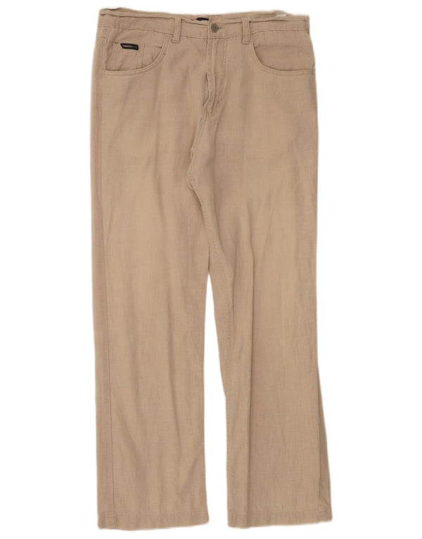 Pantaloni casual dritti da uomo Cerruti 1881 W32 L28 Beige