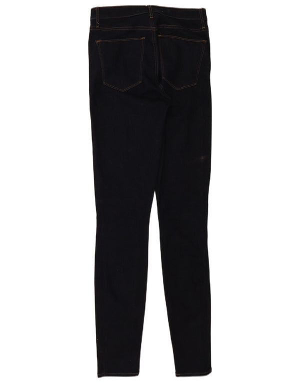 Jeans skinny da donna a vita super alta Gap W27 L32 cotone blu navy