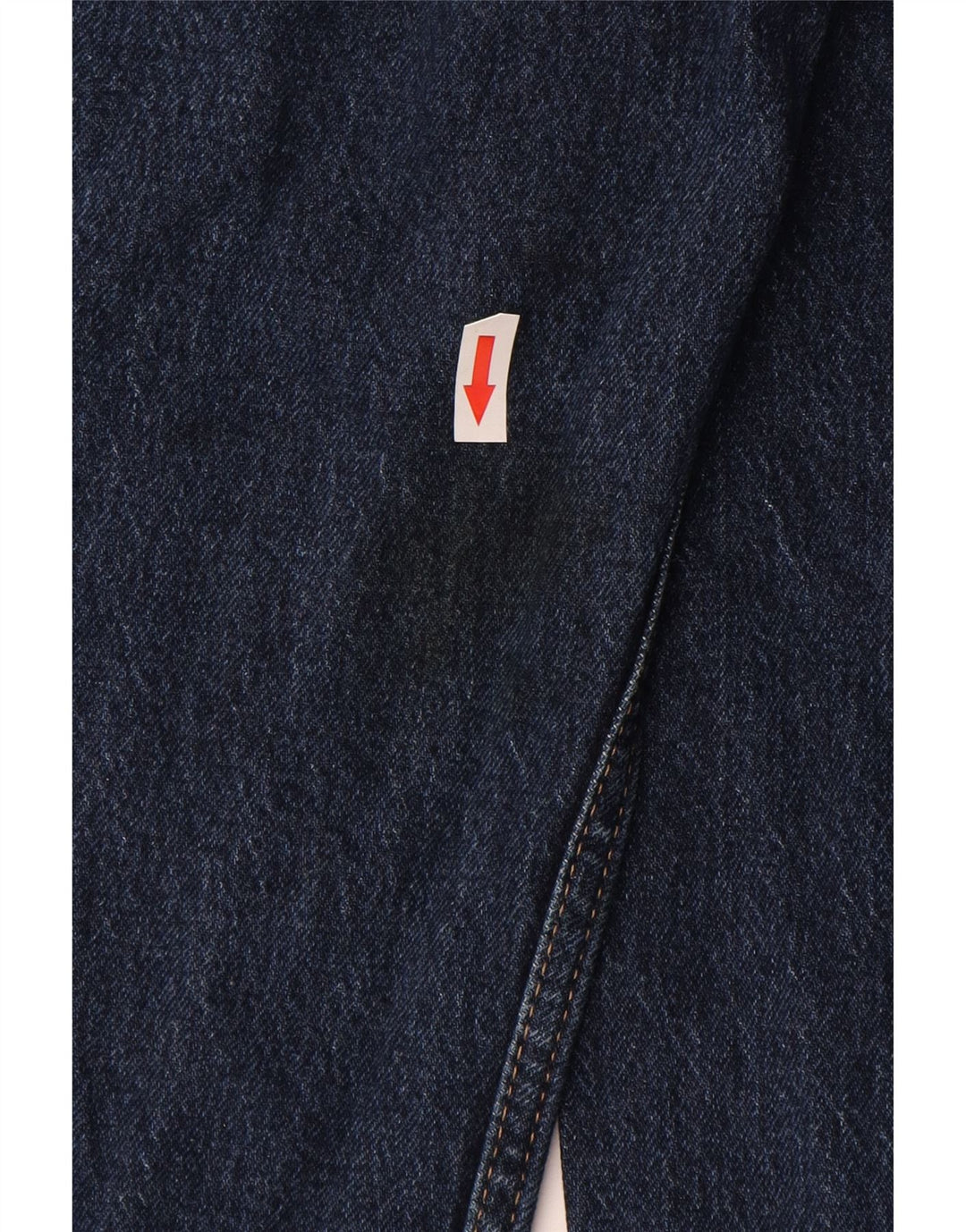 Jeans dritti slim a vita alta da donna Levi's W28 L29 cotone blu